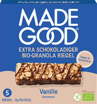 Mueslirepen, Chocolade Drizzled, Granola Repen, Vanillesmaak (5 stuks), 120 g