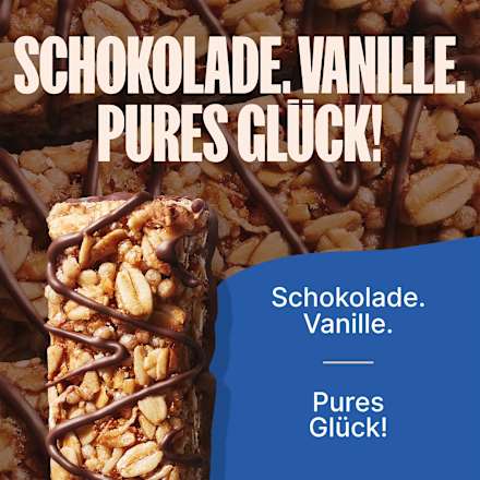 Müsliriegel, Chocolate Drizzled, Granola Bars, Vanilla Flavour (5 Stück), 120 g