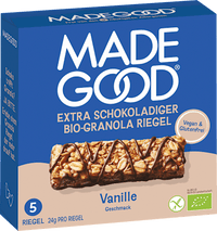 Mueslirepen, Chocolade Drizzled, Granola Repen, Vanillesmaak (5 stuks), 120 g