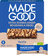 Müsliriegel, Chocolate Drizzled, Granola Bars, Vanilla Flavour (5 Stück), 120 g