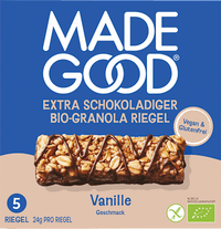 Mueslirepen, Chocolade Drizzled, Granola Repen, Vanillesmaak (5 stuks), 120 g