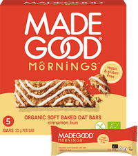 Müsliriegel, Cinnamon Bun, Soft Baked Oat Bars (5 Stück), 150 g