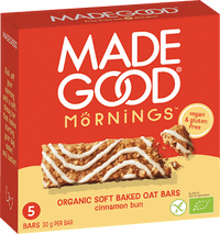 Müsliriegel, Cinnamon Bun, Soft Baked Oat Bars (5 Stück), 150 g