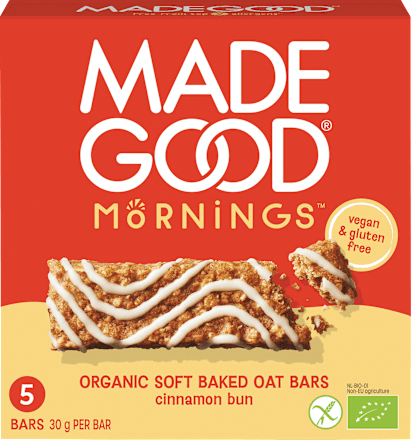 Müsliriegel, Cinnamon Bun, Soft Baked Oat Bars (5 Stück), 150 g