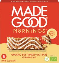 Müsliriegel, Cinnamon Bun, Soft Baked Oat Bars (5 Stück), 150 g