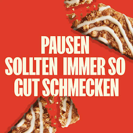 Müsliriegel, Cinnamon Bun, Soft Baked Oat Bars (5 Stück), 150 g