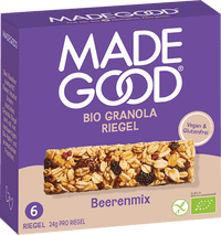 Mueslirepen, granola gemengd fruit (6 stuks), 144 g