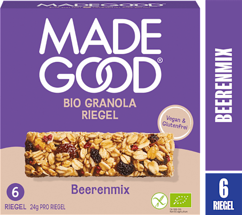 Müsliriegel, Granola gemischte Früchte (6 Stück), 144 g