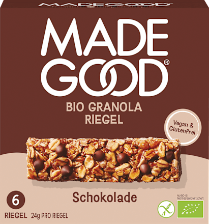 Mueslirepen, granola chocoladechips (6 stuks), 144 g
