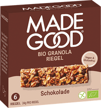 Mueslirepen, granola chocoladechips (6 stuks), 144 g