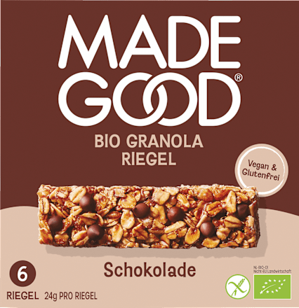 Mueslirepen, granola chocoladechips (6 stuks), 144 g