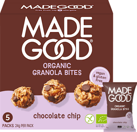 Organic Granola Bites, Chocolate Chip (5 Stück), 120 g