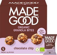 Organic Granola Bites, Chocolate Chip (5 Stück), 120 g