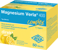 Magnesium 400 Lemon Direct Granule Sticks 50 stuks, 125 g