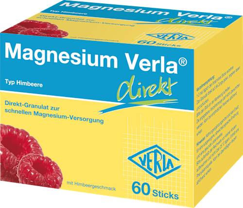 Magnesium Raspberry Direct Granule Sticks 60 stuks, 99 g