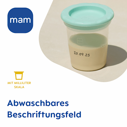 Aufbewahrungsbecher für Muttermilch & Babynahrung, 5 St
