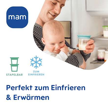 Aufbewahrungsbecher für Muttermilch & Babynahrung, 5 St