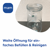 Babyflasche aus Glas Feel Good rosa, von Geburt an, 170 ml, 1 St