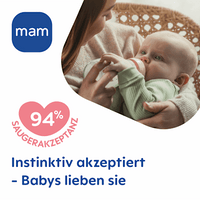 Babyflasche aus Glas Feel Good türkis, von Geburt an, 260 ml, 1 St