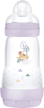 Babyflasche Easy Start Anti-Colic, lila, von Geburt an, 260 ml, 1 St mam
