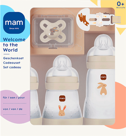 Geschenkset Welcome to the world beige 5 tlg, von Geburt an, 1 St