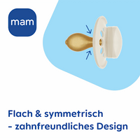 Schnuller Original Kautschuk, creme/nude, 6-16 Monate, 2 St