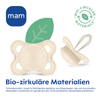 Originele siliconen fopspeen, blauw, 6-16 maanden, 2 stuks