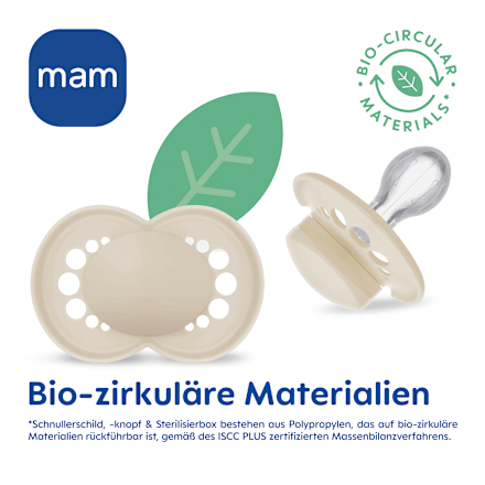 Originele siliconen fopspeen, groen/beige, 6-16 maanden, 2 stuks
