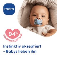 Perfect Siliconen Fopspeen, crème/mint, 0-6 maanden, 2 stuks