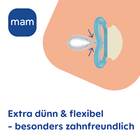 Supreme Night Siliconen Fopspeen, roze, 6-16 maanden, 2 stuks