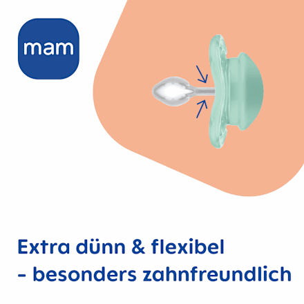 Schnuller Supreme Silikon, lila/rosa, 0-6 Monate, 2 St