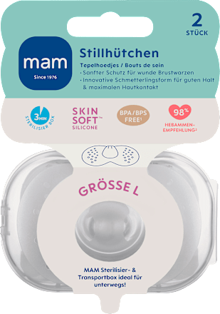 Stillhütchen Gr. L, 2 St