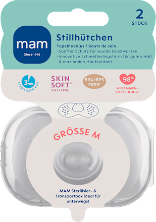 Stillhütchen Gr. M, 2 St