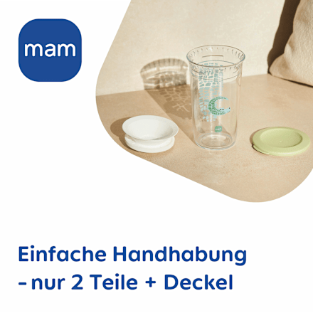 Trinkbecher Easy to Drink grün/beige, 290 ml, 2 St