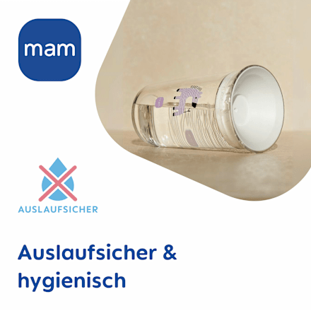 Trinkbecher Easy to Drink lila/beige, 290 ml, 2 St