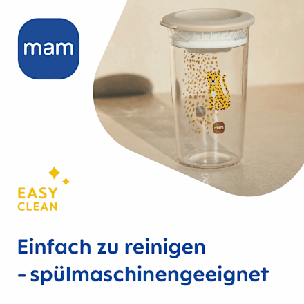 Trinklernbecher Easy to Drink Cup Krokodil/Tiger 290 ml, 2 St mam