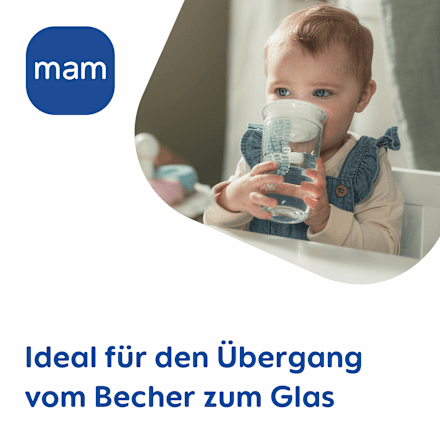 Trinklernbecher Easy to Drink Cup Zebra/Tiger 290 ml, 2 St mam