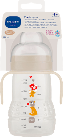 Trinklernflasche Trainer, creme, ab 4. Monat, 220 ml, 1 St