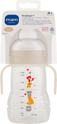 Trinklernflasche Trainer, creme, ab 4. Monat, 220 ml, 1 St