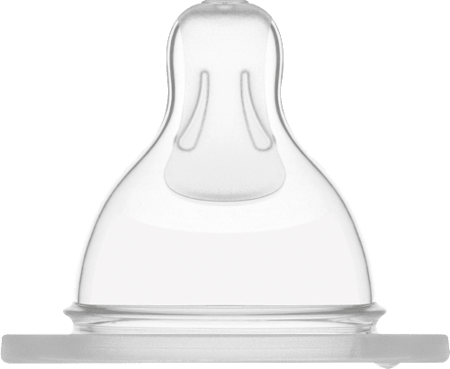 Trinksauger Silikon Gr. 0, von Geburt an, 2 St
