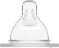 Trinksauger Silikon Gr. 0, von Geburt an, 2 St