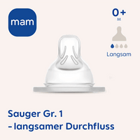 Trinksauger Silikon Gr. 1, von Geburt an, 2 St