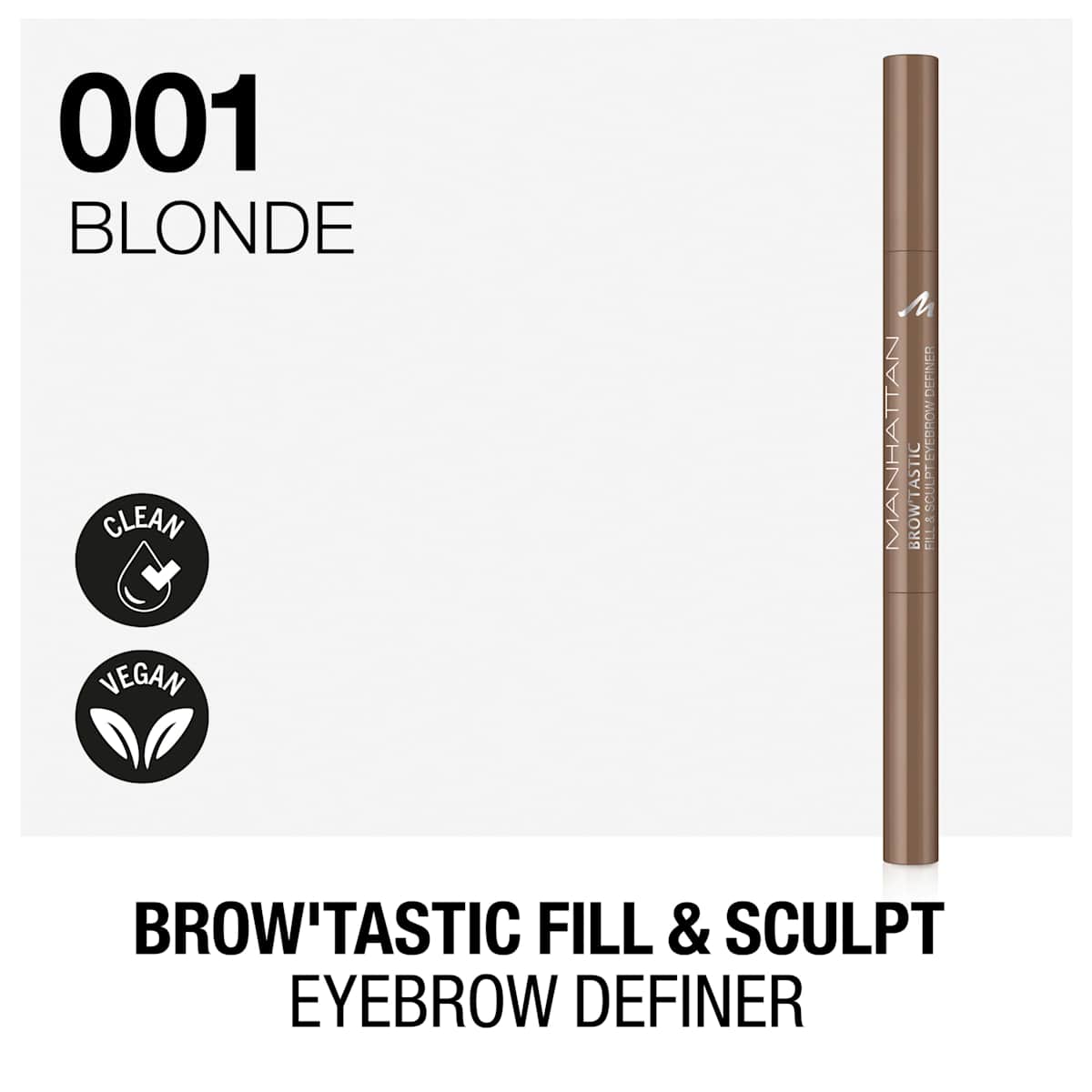 Wenkbrauwpotlood Brow'Tastic Fill&amp;Sculpt 001 Blond, 0,25 g