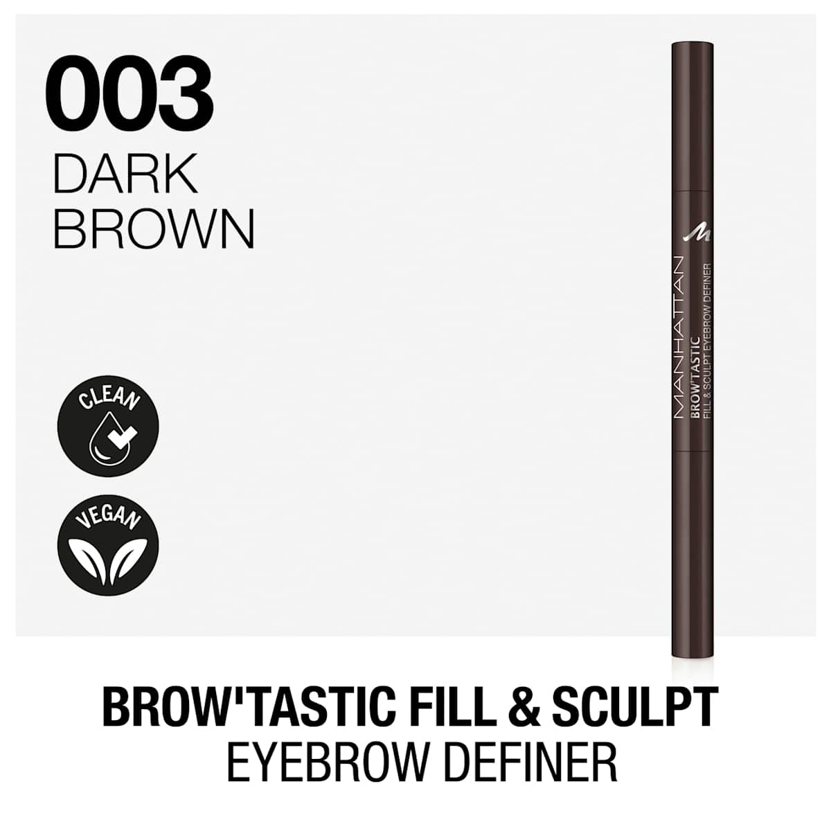 Wenkbrauwpotlood Brow'Tastic Fill&amp;Sculpt 003 Donkerbruin, 0,25 g