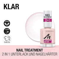 Base Coat, Nail Treatment 2in1, 12 ml