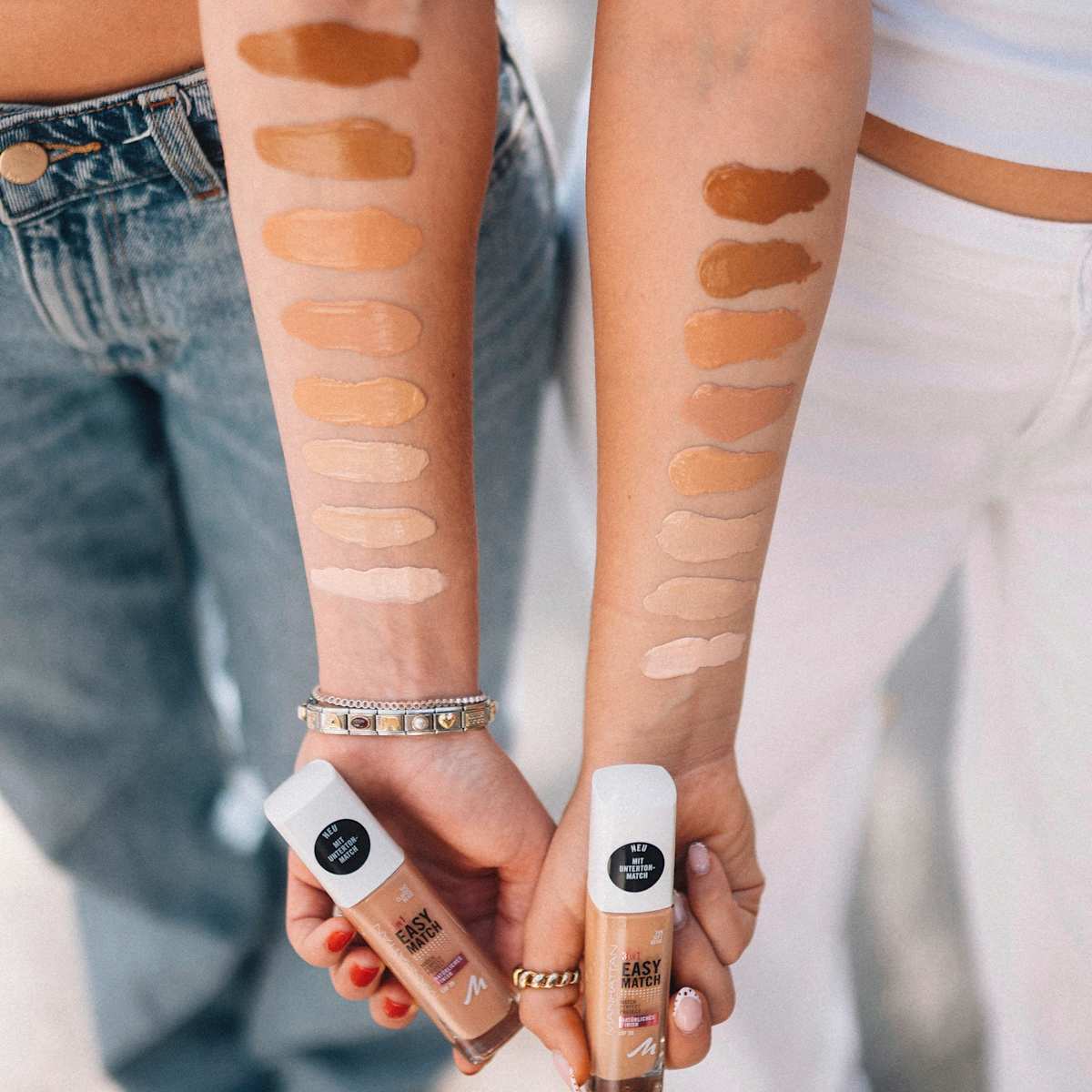 MANHATTAN Cosmetics Easy Match Foundation, 28N Ivory, 30 ml
