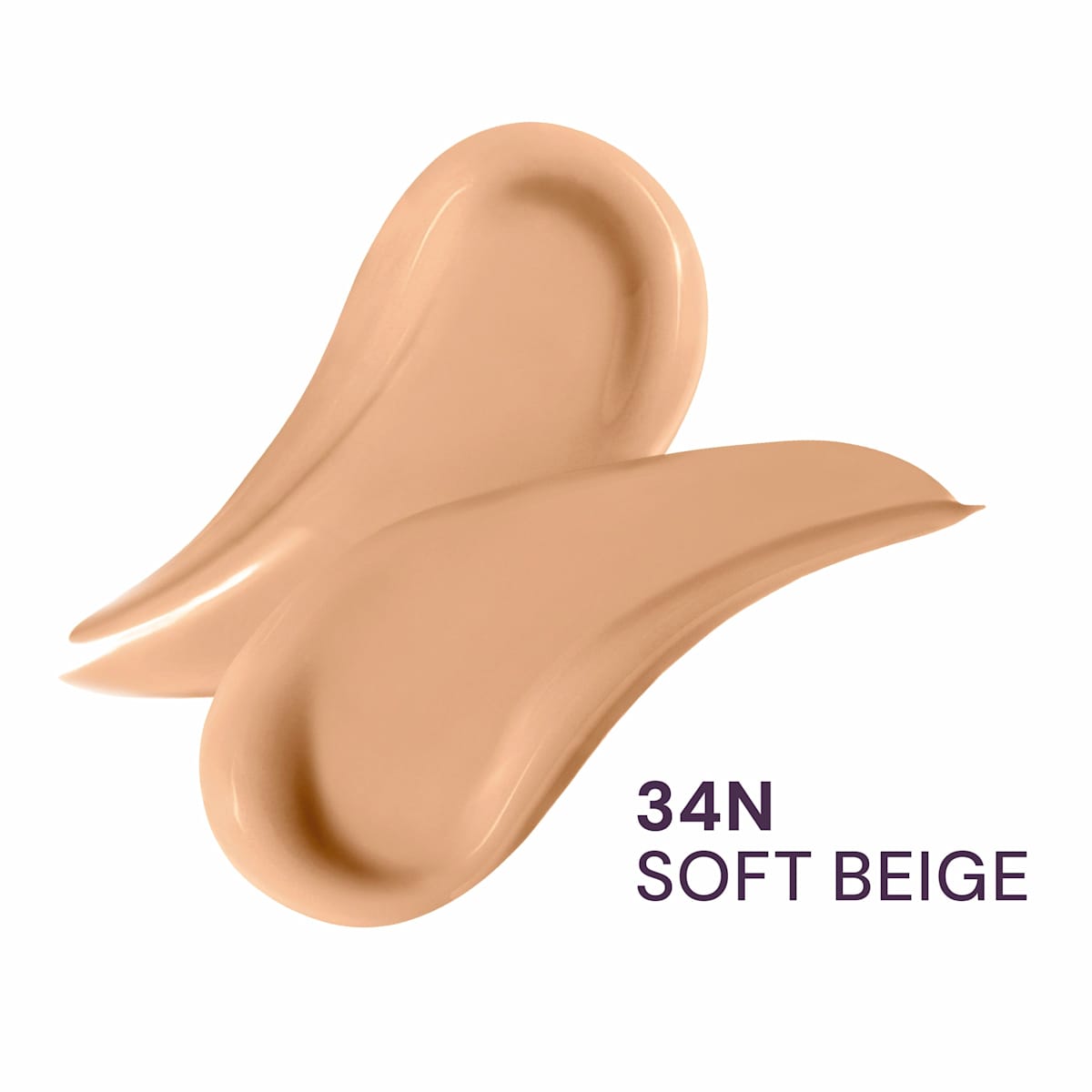 MANHATTAN Cosmetics Easy Match Foundation, 34N Soft Beige, 30 ml