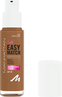 MANHATTAN Cosmetics Easy Match Foundation, 42W Cappuccino, 30 ml