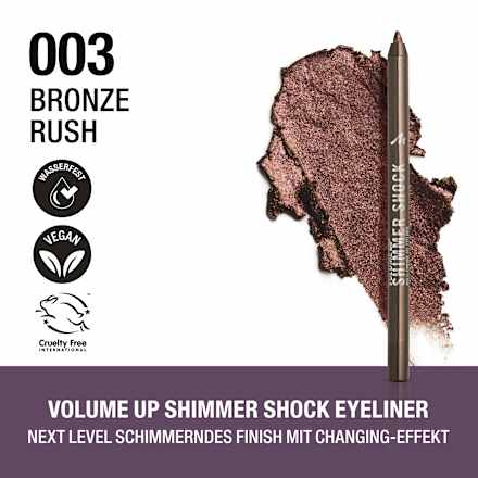 Eyeliner Volume Up Shimmer Shock 003 Bronze Rush, 1,2 g