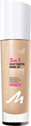 Foundation 3in1 Easy Match Classic Ivory 32, LSF 20, 30 ml